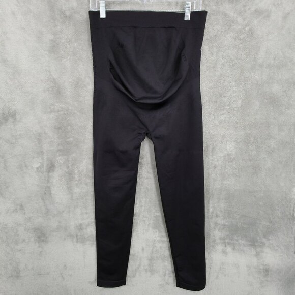 Blanqi Everyday Maternity Leggings XXL Black Support Stretch Pregnant Casual New - Picture 10 of 10
